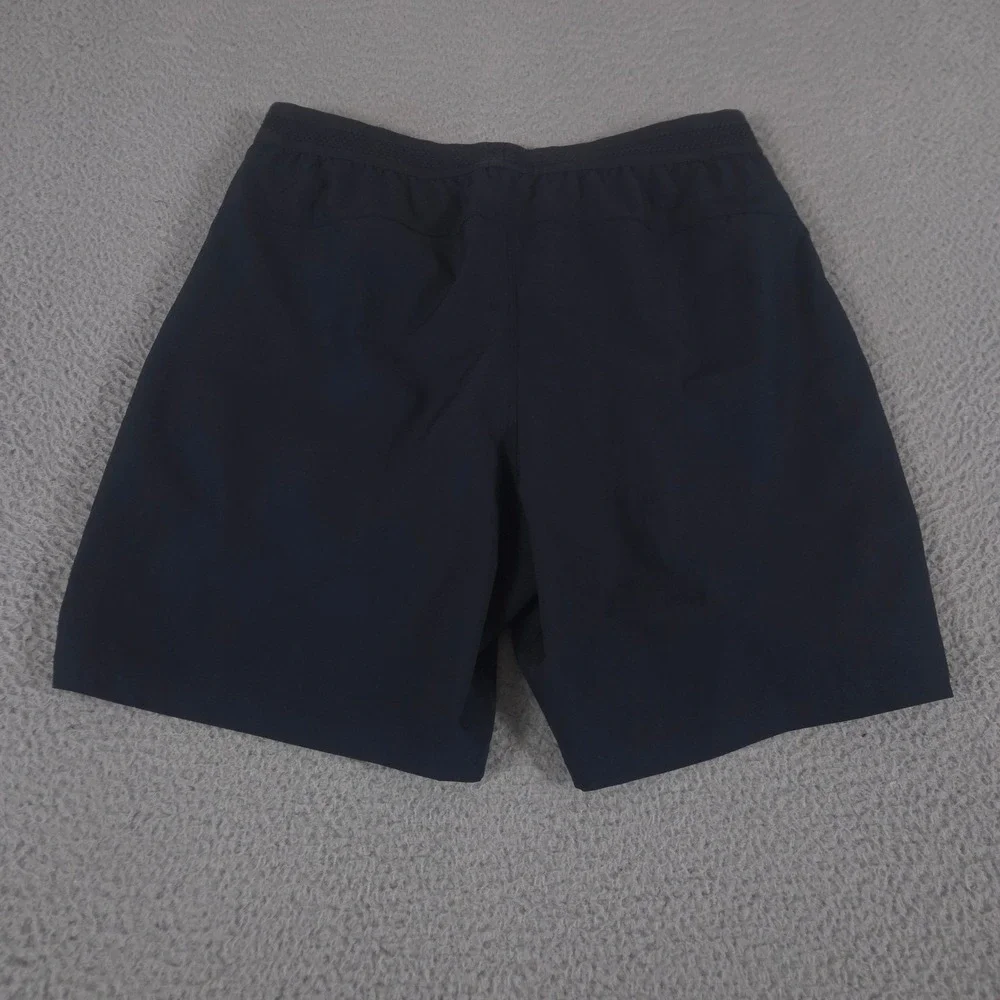 Fabletics Shorts Mens Medium Black Fundamental II Brief Lined Training Running